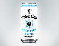 Strongbrew Iced Coffee Packaging