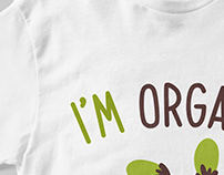 I'm Organic T-Shirt Design