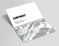 FREE PSD / horizontal business card / FOREST