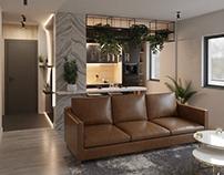 Apartment interior design and visualization