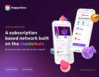 Happyfans - Subscription-Based Network Built on Web3