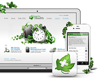 Green Ivy, website and mobile app