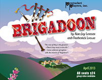 Brigadoon Set Design, Painting, Graphics, Props