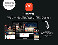 Ontrava Web + Mobile App UI/UX Design