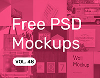 Free PSD Mockups vol. 48