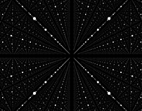 Infinity Space Dots 16 - 4K VIDEO -Seamless Loop-