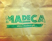 MADECA restaurant branding