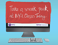 NYU Classes Promo Materials