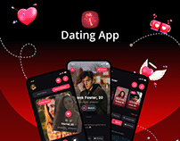 Dating App UI (Light + Dark)