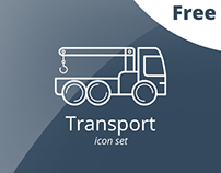 Transport icon set (free)