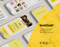 Love2eat! - Diseño UX/UI