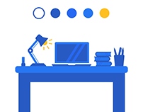 DLSD: Blue Desk