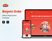 Besem Gida Web/Responsive UI Design