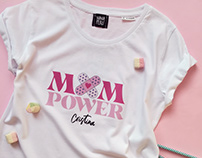 Mom power . Personal brand apparel