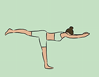 Yoga Time - Illustration