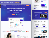 landing page design for SaaS company