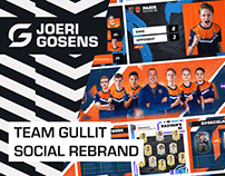 Team Gullit - Social Rebrand