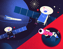 ESA BIC Padua - Space illustrations