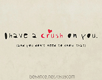 'I have a crush on you' picture book