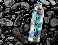 Mineral water Aurra's branding