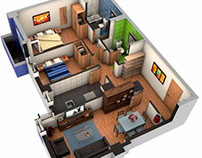 Infografías de viviendas en 3D