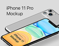 iPhone 11 Pro Mockup Kit + Freebie