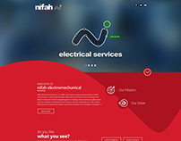 Parallex Responsive website for Nifah