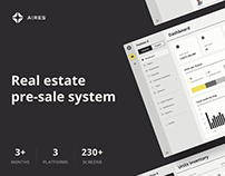 AIRES - real estate pre-sale management dashboard