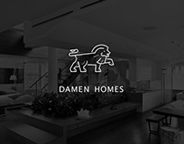 Damen Homes (landing & logo)
