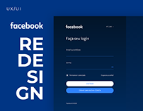 UI Design | Facebook Login Page Redesign Concept