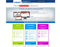 Hotsite promocional de combos de produtos para Embratel