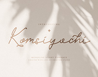 KOMSIYOCHI MONOLINE SCRIPT - FREE FONT