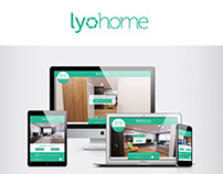 Identité visuelle et site teasing - Lyohome Portfolio