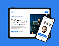 Zoom — Landing Page & Marketing Materials