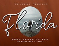 FLORIDA MODERN HANDWRITTEN FONT
