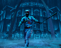 Paul Goldschmidt Scary Night Graphic