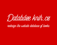 Databáze kníh.cz - redesign concept