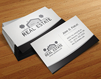 Elegant Real Estate Business Card Template