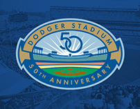 Dodger Stadium 50th Anniversary Logo