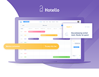 Hotello - Landing Page and UI Hotel Software