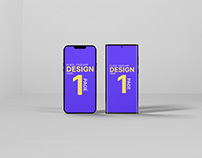 Animated iPhone 13 Pro Max & Galaxy S22 Ultra Mockup