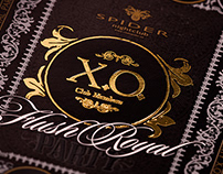 X.O. Club Invitation Card