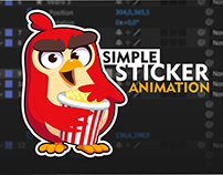 Simple sticker animation