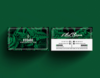 Free Natural Business Card Template
