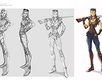 Sira - Character design concept