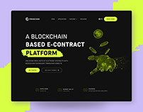 Blockchain Landing Page-Website