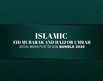 Hajj or Umrah Social Media Post Design Bundle 2020