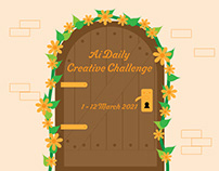 AI Daily Creative Challenge 1-12 March 2021
