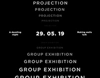 Light Projection Exhibition Poster