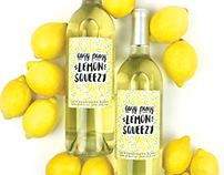 Easy Peasy Lemon Squeezy Wine Packaging